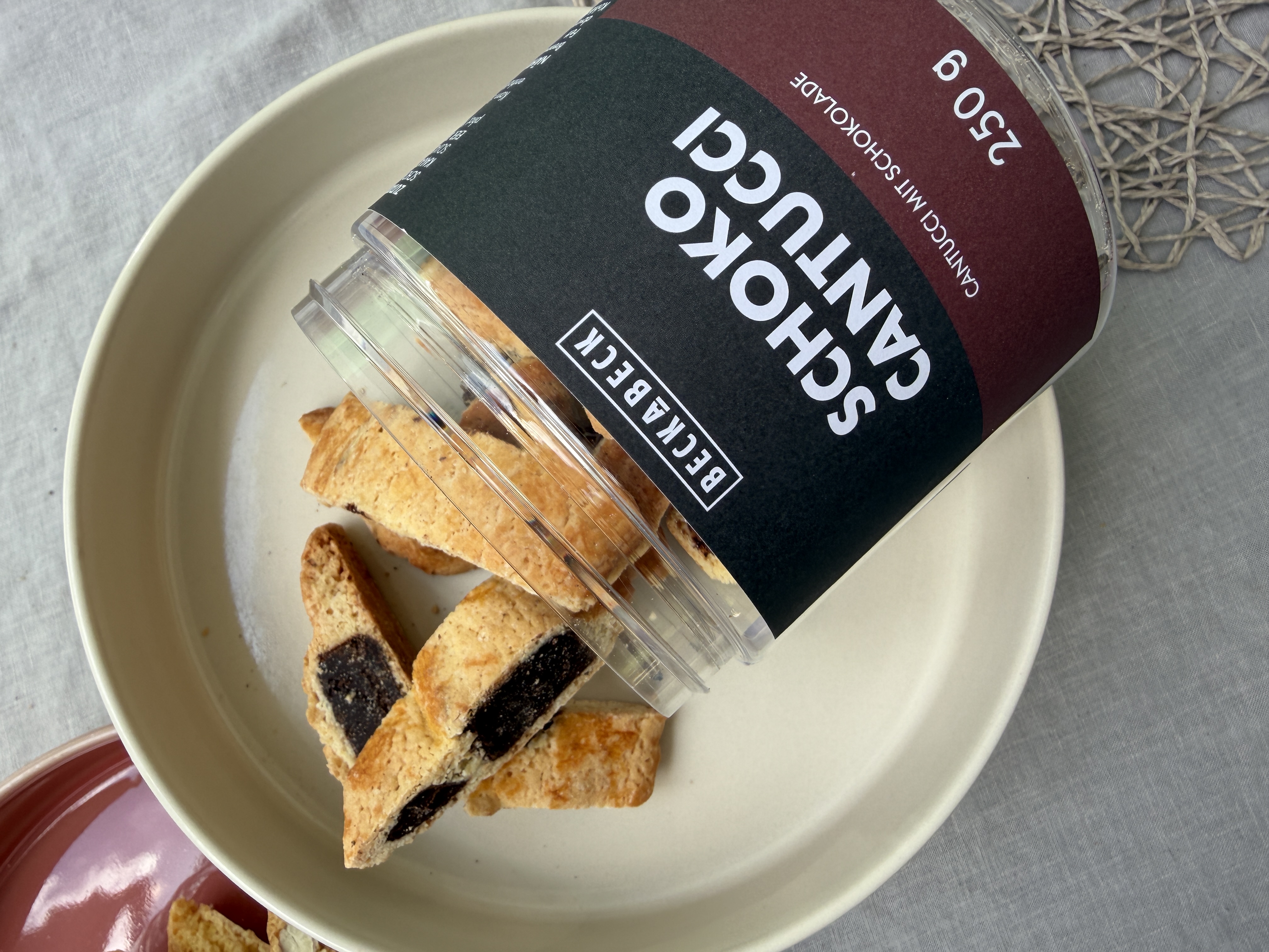 Cantucci mit Schokolade