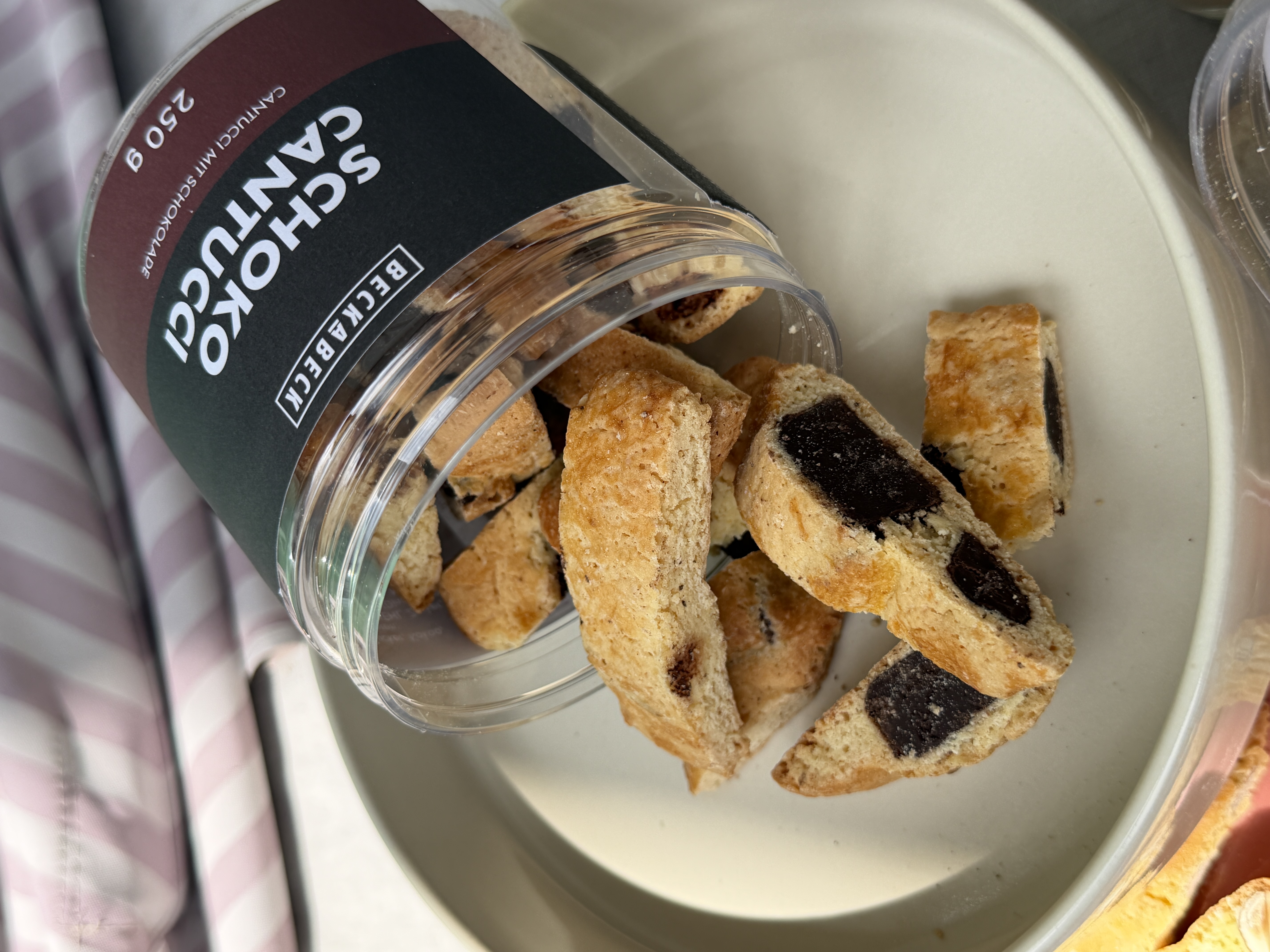Cantucci mit Schokolade