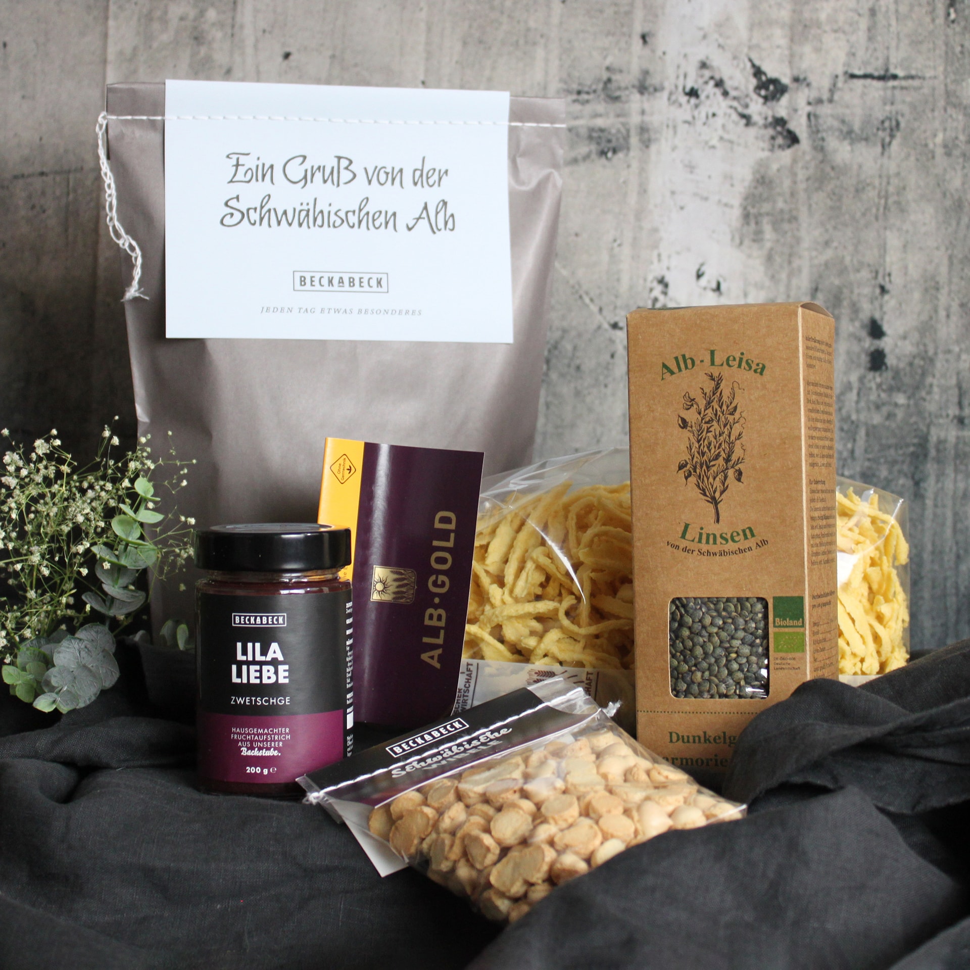 Präsenttüte "Gruß von der schwäbischen Alb"
